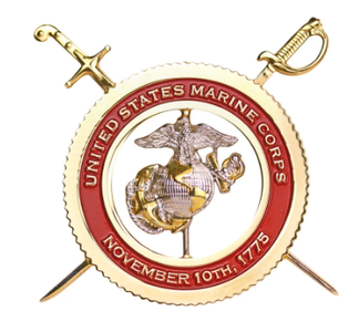 Marine Corps Spinner Coin: 4" Marine Corps November 10th, 1775