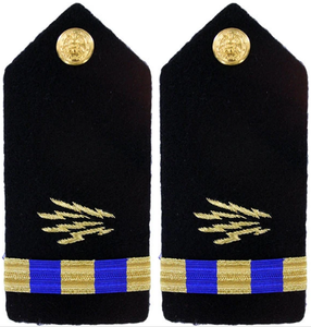 Navy Warrant Officer 3 Hard Shoulder Board- Information Systems Technician