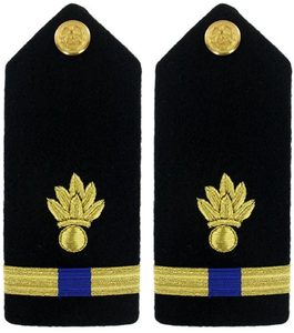 Navy Warrant Officer 4 Hard Shoulder Board-  Ordnance Technician