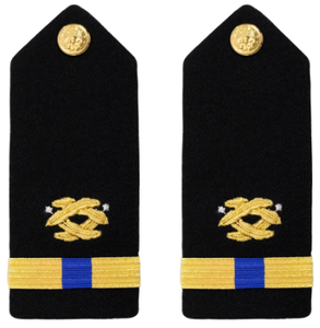 Navy Warrant Officer 4 Hard Shoulder Board- CE Civil Engineer