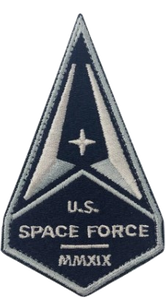 U.S. Space Force Patch - MMXIX w/hook closure