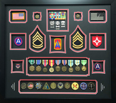  United States Army Shadow Box Display