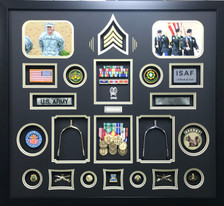 US Army Cavalry Shadow Box Display