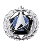 Space Force Identification Badge: Space Staff- Dress Miniature