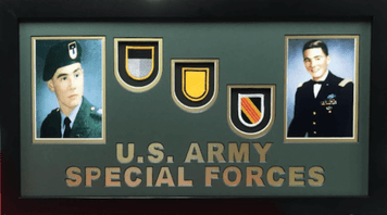 U.S. Army Special Forces Flash and Photo Display Frame