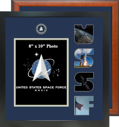 15" x 16" Space Force Photo Font Frame