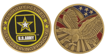 Army Coin United States Army Retired