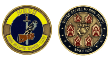 Marine Corps Coin MCAS-1 Yuma Staff NCO