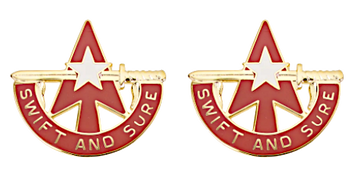 Army crest - 32nd Air Defense Artillery- Motto SWIFT SURE