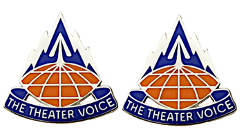 Army crest - 311th Signal Command - Motto The Theater Voice