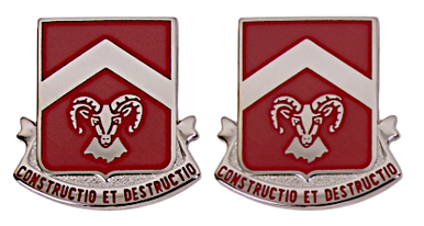 Army crest - 40th Engineer Battalion - Motto Constructio Et Destructio