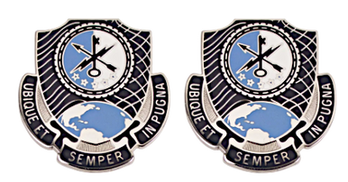 Army Crest- 780th Military Intelligence Battalion - Motto UBIQUE ET SEMPER N PUGNA