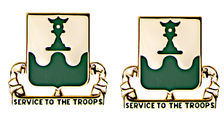 Army crest - 125th Military Police Battalion -  Motto - Service To The Troops
