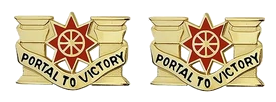 Army crest - 10th Transportation Battalion  Motto - Portal to Victory