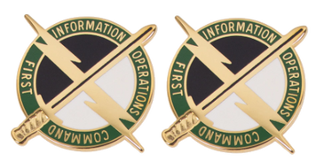 Army crest - First Information Operations Command Motto -  First Information Operations Command