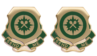 Army crest - 795th Military Police Battalion Motto - Send Me