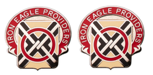 Army crest - 404th Aviation Battalion Motto - Iron Eagle Providers
