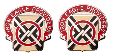 Army crest - 404th Aviation Battalion Motto - Iron Eagle Providers