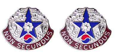 Army crest - 502nd Surgical Hospital Motto - Non Secundus