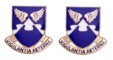 Army crest - 4th Aviation Battalion Motto -  Vigilantia Aeterna