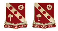 Army crest - 3rd Ordnance Battalion  Motto - SERVICE NOT GLORY