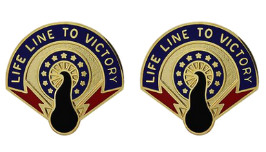 Army crest - 262th Quartermaster Battalion Motto - Life Line to Victory