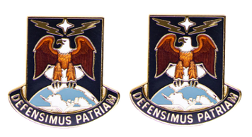Army crest - 49th Missile Defense Battalion Motto - Defensimus Patriam