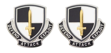 Army Corps Crest - Cyber Regiment Motto - Defend Attack Exploit 