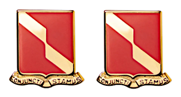 Army crest - 27th Field Artillery Motto - Conjuncti Stamus