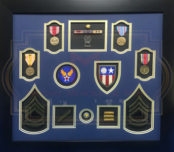 U.S. Army Air Corps Shadow Box Display Frame