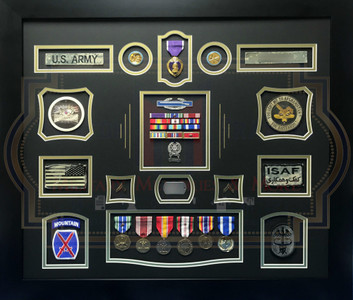 U.S. Army Veteran Shadow Box Display Frame