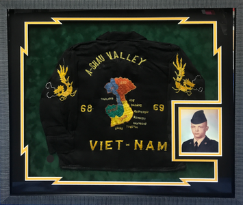 Vietnam Jacket Display with Photo