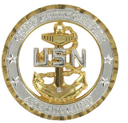 Navy Challenge Coin Ask the Chief