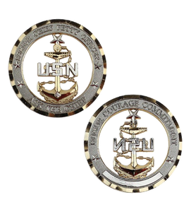 Navy Challenge Coin E8 Petty Officer First Class 