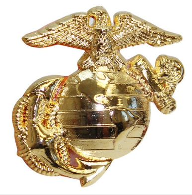 Pet Insignia Rank Charm - Small Enlisted Eagle, Globe and Anchor