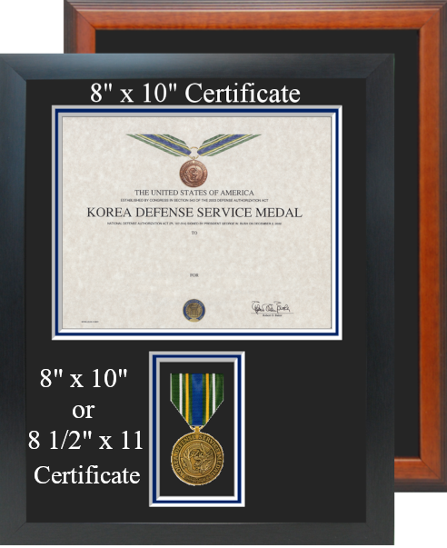 Details about   KOREA DEFENSE SERVICE COMMEMORATIVE MEDAL CERTIFICATE~Type 1 /Custom Printing 