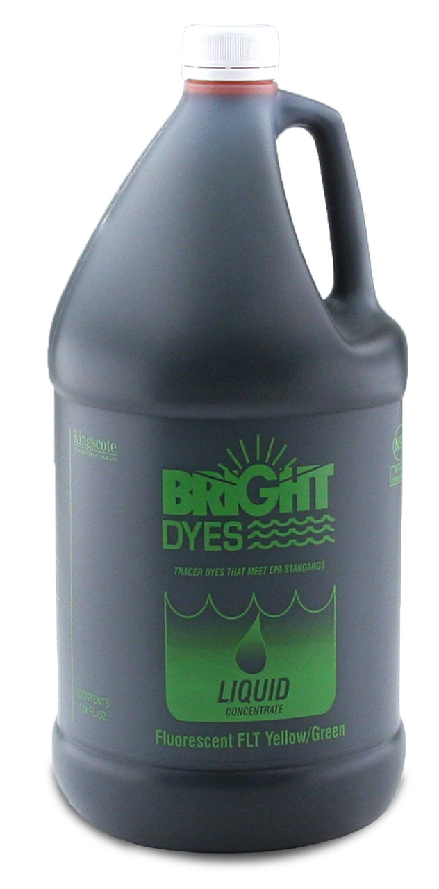 Bright Dyes Water Tracing Dye, Yel/Grn, 1 Gallon Rickly Hydrological Co., Inc.
