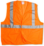 ANSI Class 2 Mesh Safety Vest, Orange, Size XXL/XXXL