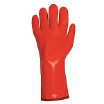 Orange PVC 14" Gloves
