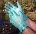 Disposable/Single Use Gloves Material: Vinyl Grade: Green, Lg, 100/pak