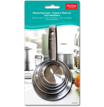 MEASURING CUPS - 4 STAINLESS STEEL
