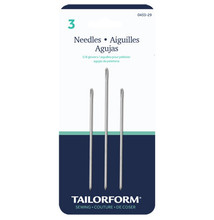 NEEDLES 4, 6 GLOVERS TAILORFORM-LEATHER (3 IN  A PKG)