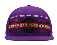 NATIVE HAT SOLID PURPLE - EMBROIDERED W SOUTHWEST