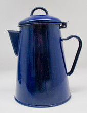 ENAMEL BLUE TEA KETTLE 10 CUP 2.4L HAND POT