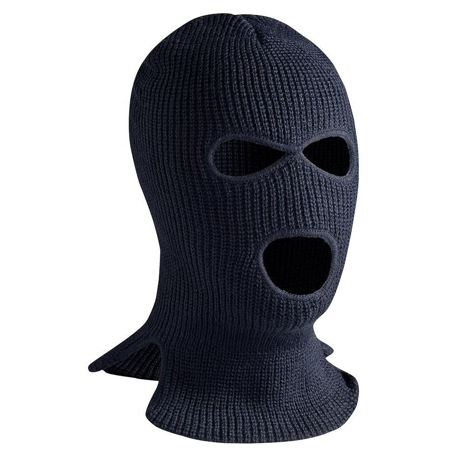 BALACLAVA BLACK LG 3 HOLES Western Varieties