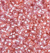 CZECH SEED BEAD SIZE 10 S/L TR PINK MIX 22g VIAL