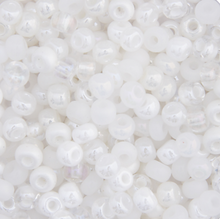 CZECH SEED BEAD SIZE 6 PEARL WHITE 22 G VIAL