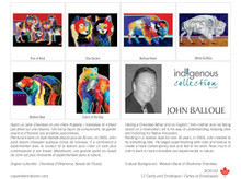 GREETING CARDS 12PK "FEEL THE SPIRIT" JOHN BALLOUE