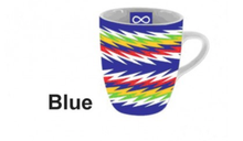 COFFEE MUG ARROWHEAD BLUE METIS CERAMIC