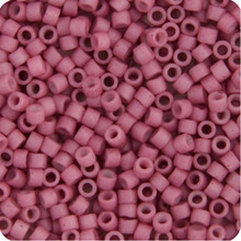 DELICA BEADS SIZE 11 RD ANT. ROSE OP MATTE 5.2g VIAL